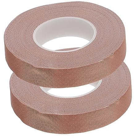 FRCOLOR 2pcs Guzheng Pipa Finger Tape Adhesive Nail Breathable Tapes for Musicians Light Brown