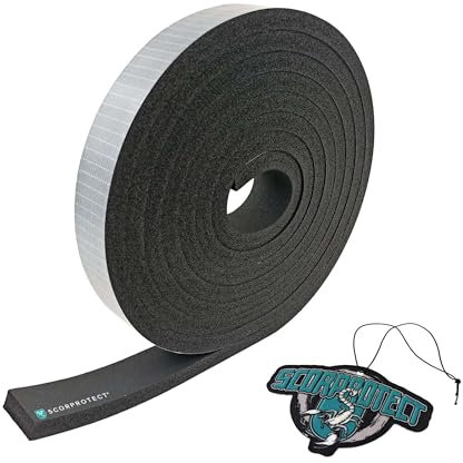 Armaflex original XG Kautschuk Streifen Zuschnitt + Scorprotect® Duftbaum (schwarz, 19 mm selbstklebend x 5 cm x 6 m)
