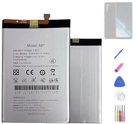 HIGHAKKU Ersatzakku Batterie S87 kompatibel mit Oukitel C25 with Tools