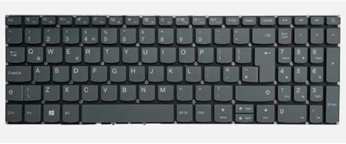 fqparts Tastiera del Computer Portatile per for Lenovo for Ideapad S145-15API S145-15AST S145-15IGM S145-15IIL S145-15IKB S145-15IWL Nero UK Edition