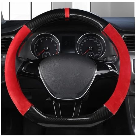 Lenkradabdeckung Für Nissan Für Qashqai Für J11 Für X-Trail Für T32 2015 2016 2017 2018 2019 2020 2021 Auto-Lenkradbezug 38CM Lenkradbezug Auto(Type A D Shape)