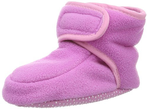 Playshoes Krabbelschuhe für Mädchen und Jungen mit rutschhemmender Noppen-Sohle, Pink, 20/21 EU