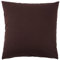 Hans-Textil-Shop Kissenbezug 40x40 cm Uni Braun Baumwolle Dekokissen Kissenhülle Couchkissen Sofakissen Deko Reißverschluss