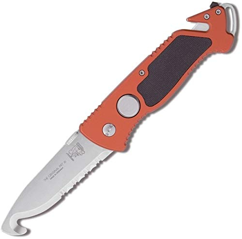 Eickhorn Rettungsmesser PRT XI, Hakenklinge, Stahl 1.4110 102220| Klappmesser - Solingen - Germany - Qualität |Rettungswerkzeug - Gürtelschneider - rostfrei