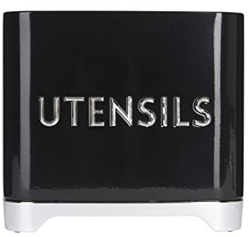 KitchenCraft Lovello Utensil Holder, 20 x 10 x 16 cm - Midnight Black