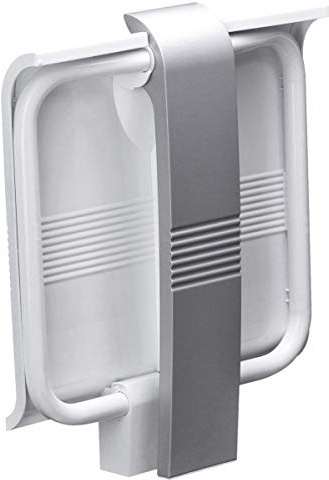 siège de douche - arsis - escamotable - blanc & gris mat - pellet 047731