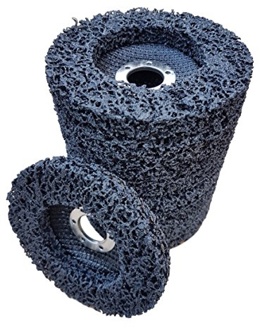 Rostio Lot de 10 disques CSD 115 mm, noirs, pour meuleuse d'angle