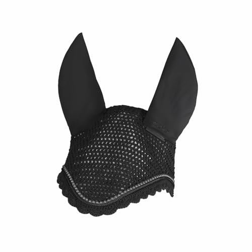 Eskadron Fliegenohren Platinum 18 Größe Pony, Farbe schwarz