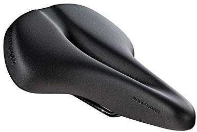 Bontrager Boulevard Trekking Fahrrad Sattel schwarz schwarz: Sattel Bontrager Boulevard 225mm Black
