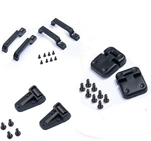 Axspeed ABS Motorabdeckung Scharnier & Türscharniere & Türgriffe für 1/10 RC Crawler TRX-4 und 1/10 Scale Defender
