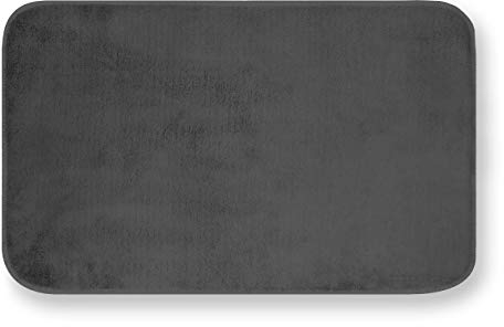 GEMITEX Tappeto MERLINO 40X70 Antracite ULTRASSORBENTE, Polyester