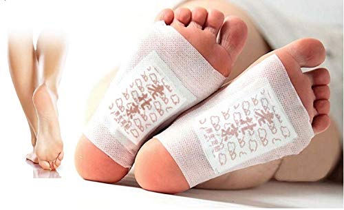 Authentic Traditional Chinese 100 pcs 50 Days Supply Diabetic Foot Patches, Pain Relief Foot Pads,Bamboo Vinegar Foot Patch, Helps Remove Impurities, Relieve Stress & Improve Sleep