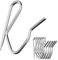 kissral 100 Pcs de Metal Cortina Ganchos Pasadores-On Cortinas Ganchos para Windows Cortinas, Cortina de Puerta y Cortina de duchain