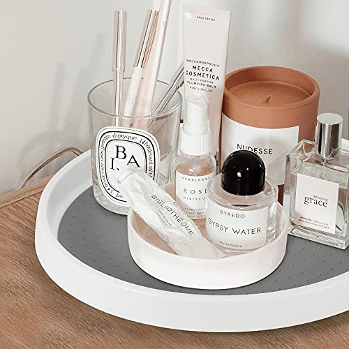 Vinsani Round Turntable Organizer Multifunctional Non-Slip Spice Rack Kitchen Storage Lazy Susan for Pantry, Cupboards, Kitchen Cabinets, Fridge, Makeup & Craft Accessories Holder (Medium)