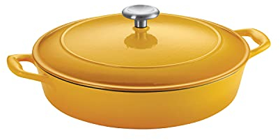 Tramontina Covered Braiser Cast Iron 4 Qt Sunrise, 80131/088DS
