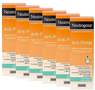 Neutrogena Anti-Pickel Tägliche Feuchtigkeitspflege 6x 50ml