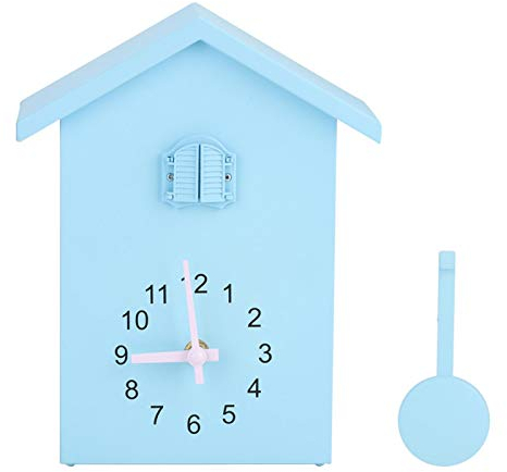 VIFERR Kuckucksuhr, Wanduhr Pendeluhr Moderne Kuckucksuhr mit Vogelstimme, Vogelstunden Uhr für Zuhause Wohnzimmer Kinderzimmer Küche Büro Dekoration