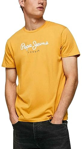 Pepe Jeans Eggo N T-Shirt, Jaune (Ochre Yellow), XXL Homme