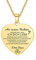AITENME An Meine Tochter Kette Herz Halskette Gold Farbe von Papa