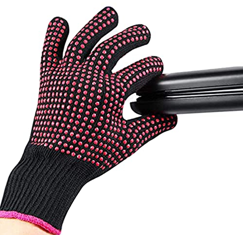 Professionelle Hitzebeständige Handschuhe für Das Haarstyling Hitze für Locken, Glätteisen und Lockenstab