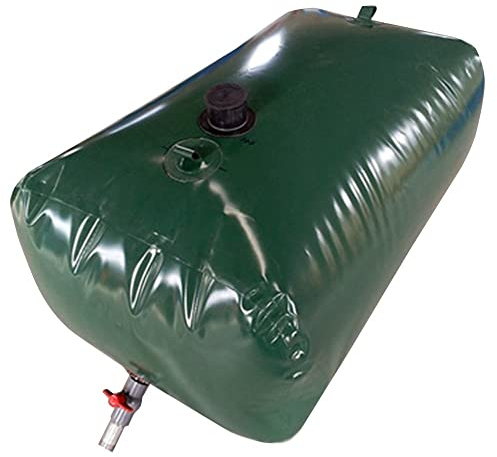 Réservoir d'eau Pliable, Grand Portable PVC Souple Capacité Poche à Eau Citerne Souple, Antifuite Plein Air Jardin Cuve Récupérateur Eau de Pluie avec Robinet de Arrosage Vidange