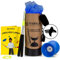 Profi Diabolo-Jonglierset - hochwertiges Diabolo mit Kugellager in blau inkl. Aluminium Sticks, langlebiger Schnur & 2 Leucht Pois in blau - ideal für Anfänger & Profis