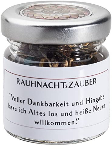 Glückwerkstatt | Räuchermischung | Rauhnachtszauber | Premium-Qualität | 35 Gramm | 1 Set | 1 Stück