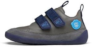 Affenzahn Barfußschuh Leder Buddy mit Klettverschluss Weich rutschfest Flexibel Reflektierend für Jungen und Mädchen in Größe 21-32