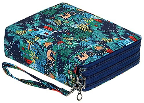 Federmäppchen mit 120/168 Fächern, Schule, Federmäppchen für Mädchen, Jungen, Stiftebox, große Penal, große Patronentasche, Schreibwaren, Federhalter-Kit, Tasche (B, Einheitsgröße) (D Einheitsgröße)