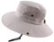 Pesaat Sonnenhut Damen UV Schutz Fischerhut knautschbarer Wasserfester Sommerhut mit Kinnband gartenhut Boonie hat damenfür Gartenarbeit Reisen Wandern Angeln(Gr.Erwachsener, Grau weiß)