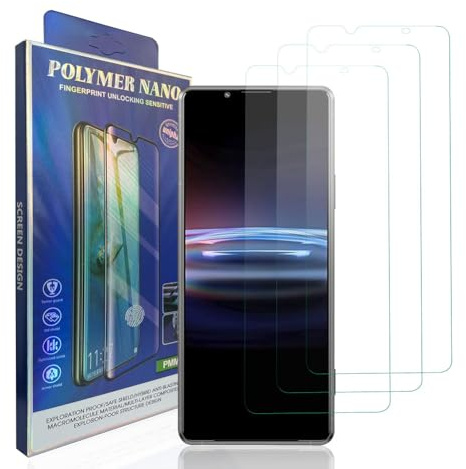 HACIEN Protecteur D'écran pour Sony Xperia Pro-I, protecteur d'écran film de protection film blindé HD 9H film Verre Trempé Compatible pour Sony Xperia Pro-I 3 pièces