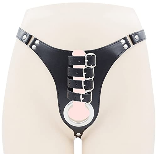 HUNTVE Accessoires de Culotte Portable Style Cuir Punk pour Homme Ajustable et Confortable