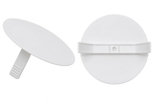 O4L Federdeckel, weiß, rund, Ø 72 mm, für Ø 60 mm Unterputzdosen, 30 Stück