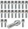 20 Radschrauben Radbolzen Kegelbund silber M14x1,5 38mm