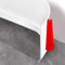 Battiscopa in PVC Adesivo, 10cm x 3.0m Copri Battiscopa Adesivo, Morbido Profilo Angolare PVC, Profili in PVC Copri Battiscopa Decorativi per Cucina e Bagno,Soggiorno, Officio (Bianco)