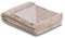 Como Kuscheldecke Grau-Braun Moderne Fleecedecke, fein gestrickte Wohndecke, 100% Polyester, 240 GSM, gesäumte Einfassung 150 x 200 cm