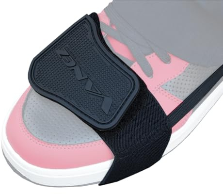 Vanez Schuhschutz Stiefel Schalthebel, kompatibel mit Motorrad, Quad, ATV | Überschuh aus Polyester in Schwarz, Einheitsgröße; Klettverschluss mit Gummiband, hilft gegen Schmutz, kompatibel mit Moped
