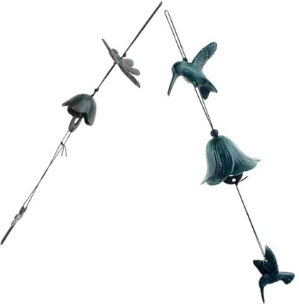 Toddmomy 2 Pièces Carillons Éoliens Fileuses Déco De Jardin Chinois Crochets De Plafond La Grâce Carillon Pendentif Bénédiction Cintre Ornements Ton en Plein Air Shui Papier Green