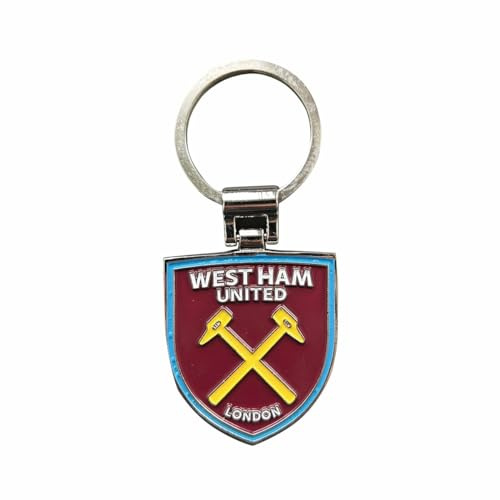 West Ham United FC Crest Shaped Keyring, Keyrings, Sports, Gift