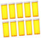 VALICLUD 10 Stück Tablettenflaschen Pillendose Tablettendose Pillen-organizer Für Pillenflaschen Organizer Kleine Tablettenflasche Leere Pillenflasche Medikamentenflaschen Orange Pp