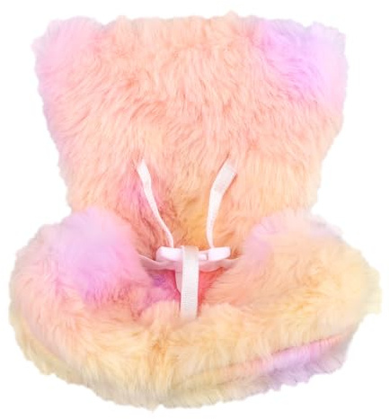 Seggiolino Auto Bambole, Seggiolini Auto in Peluche per Bambole con Clip e Cintura di Sicurezza Cuscino Decorativo Morbido Carino Ornamento e Accessorio da Collezione (Multicolore)