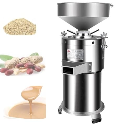 Electric Peanut Butter Maker,Stainless Steel Nut Butter Grinder,Grinding 15kg/h,Food Processor for Almond, Coffee, Cashew, Walnut, Pumpkin Seed,Home or Commercial Use