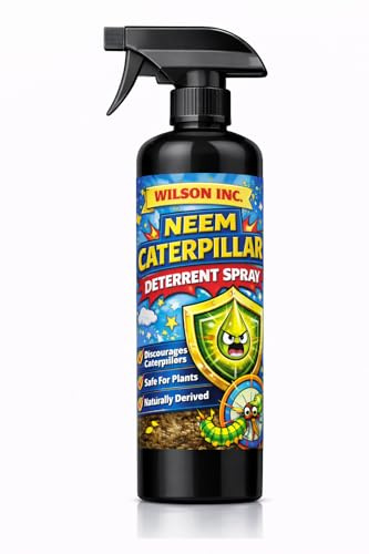 Caterpillar Deterrent Neem Oil Spray – Ready to Use Natural Neem Oil Spray for Plants & Outdoor Areas (250ml)