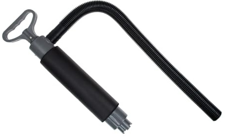 DIYEAH Pompe à Eau Manuelle Petite Taille pour Kayak et Canoë, Pompe à Eau Portable Étanche Joint Amovible, Accessoire Professionnel pour Vidange Rapide de Cale, Usage Bateau