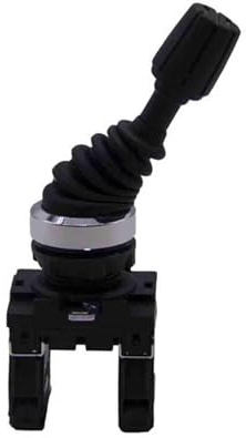KAIYUEMAOYI Interruptor de Joystick de 2 Posiciones, Controlador de Joystick, Tamaño de Orificio de 22 Mm, Interruptores Rotativos de Palanca, Interruptor, Autobloqueo XD5PA12