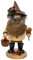 Räuchermännchen Waldwichtel Kräutersammler, natur - 25cm