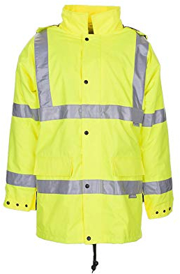 Planam 2054056 Warnschutz Parka, Uni Gelb, Größe XL
