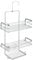 METALTEX Duschenboy JABONERA DUCHA 'Viva', Detailed in The Description, Edelstahloptik, 23 x 12 x 38-47 cm, 4