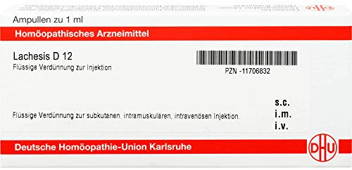 DHU Lachesis D12 Ampullen, 8 St. Ampullen