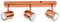 MiniSun | Modern 3 Way Copper Effect Ceiling Spotlight | Ceiling Spots, Home Décor & Improvement Essential